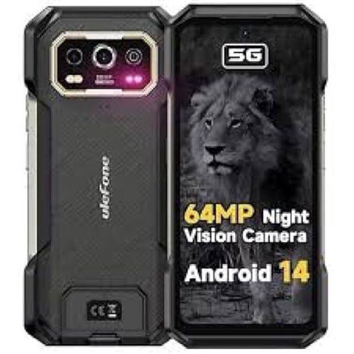 Mobile Phone - Ulefone - Armor 27 - 12 GB RAM - 256 GB - Dual SIM - 4G Black