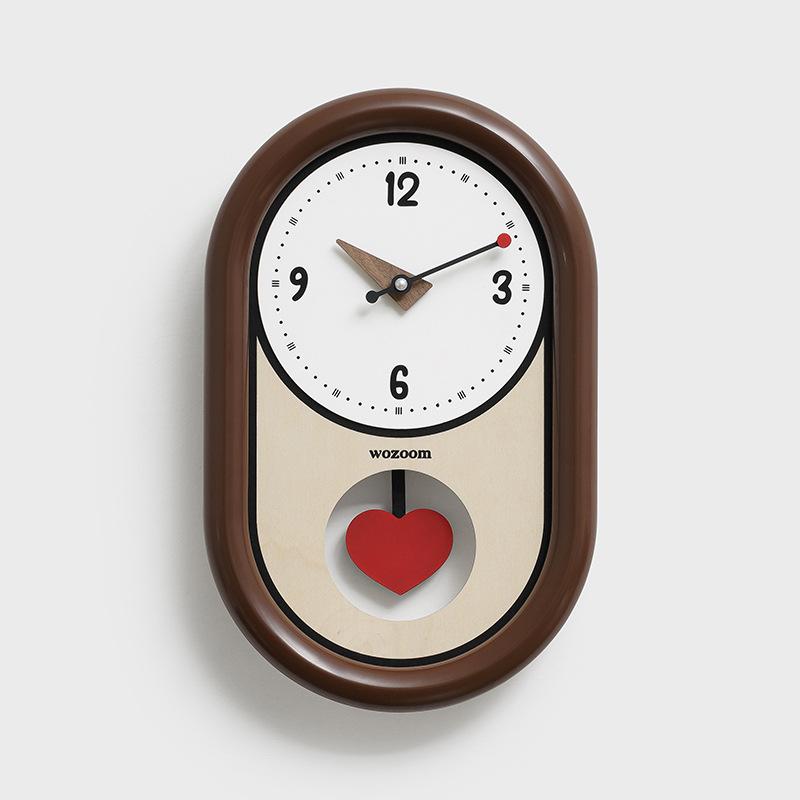 

Nordic Wall Clocks Bedroom Silence Wall Watch Living Room Creative Swing Clock Entrance Hall Modern Decorative Ornaments