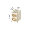 Multifunctional Storage Cabinet for Bedroom & Living Room: Bedside Table, Snack, Toy, Book & Clothes Organizer