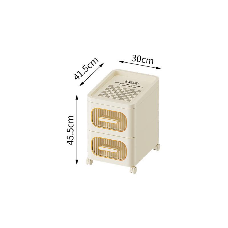 Multifunctional Storage Cabinet for Bedroom & Living Room: Bedside Table, Snack, Toy, Book & Clothes Organizer