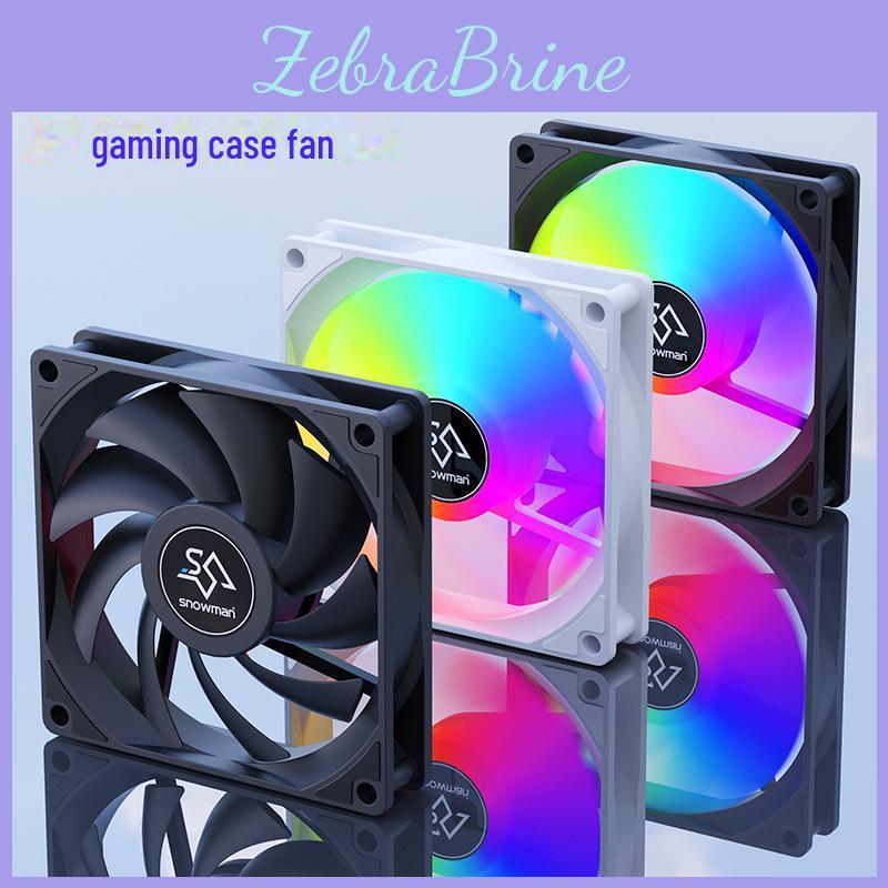 Bingman Chassis Desktop Ultraquiet 12cm Cooling Fan 12v Colorful Lightless