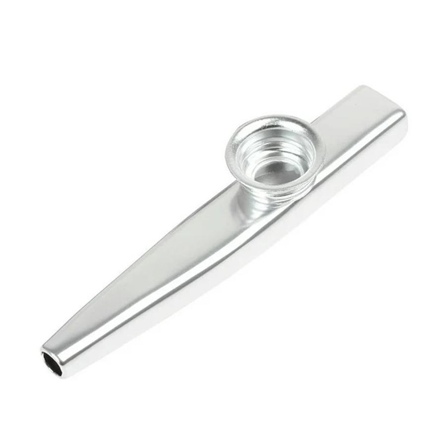 

2 Colors Metal Kazoo Portable Wind Instrument Festival Party Atmosphere Creating Supplies Oral Blowing Playing Musical Tool XJM