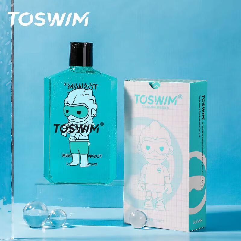 

Серія засобів TOSWIM для догляду після плавання, що видаляють хлор