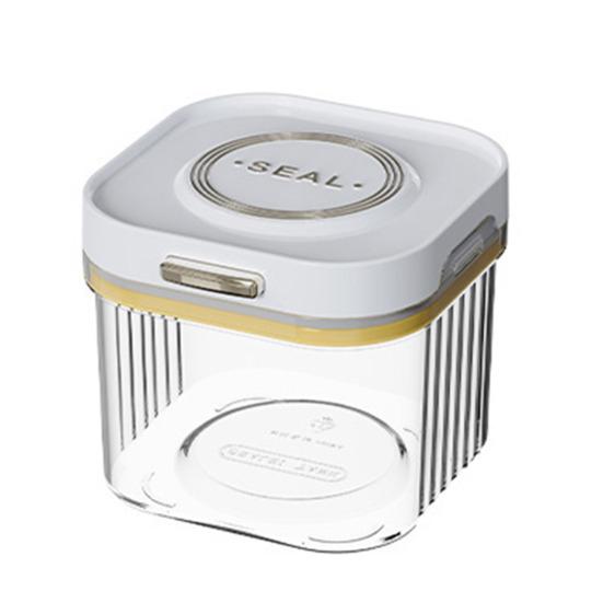 

Герметичная банка для хранения продуктов питания с герметичным замком, герметичная, пыленепроницаемая, влагостойкая, для рисовых хлопьев 500ML слоновая кость