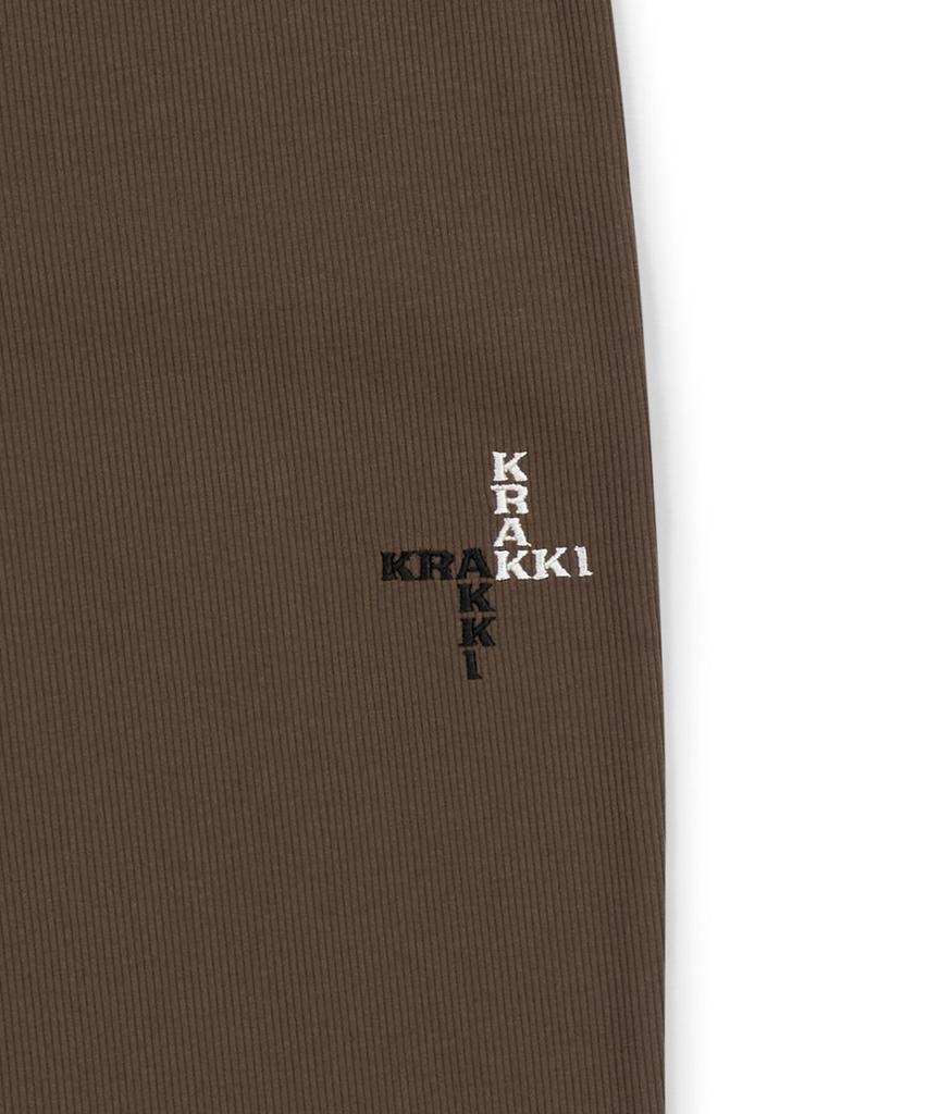 Keulaeki [Women] Ribbed Training Pants_Brown [Kr265Pwp409]