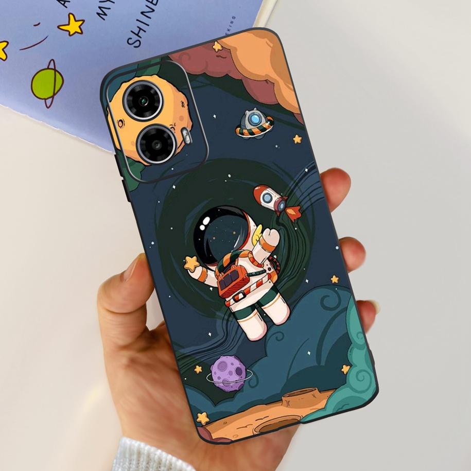 For Motorola Moto G24 Power Case 2024 New Fashion Flower Silicone Soft Back Cover For Moto G24 G34 Phone Case MotoG24 G 24 Coque