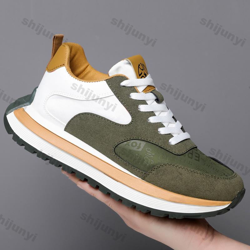 Herrenschuhe 2026 Frühling Herbst Neue Mode Bequem Höhe Erhöhend Lässig Laufschuhe Atmungsaktiv Rutschfest Plateau Sneaker