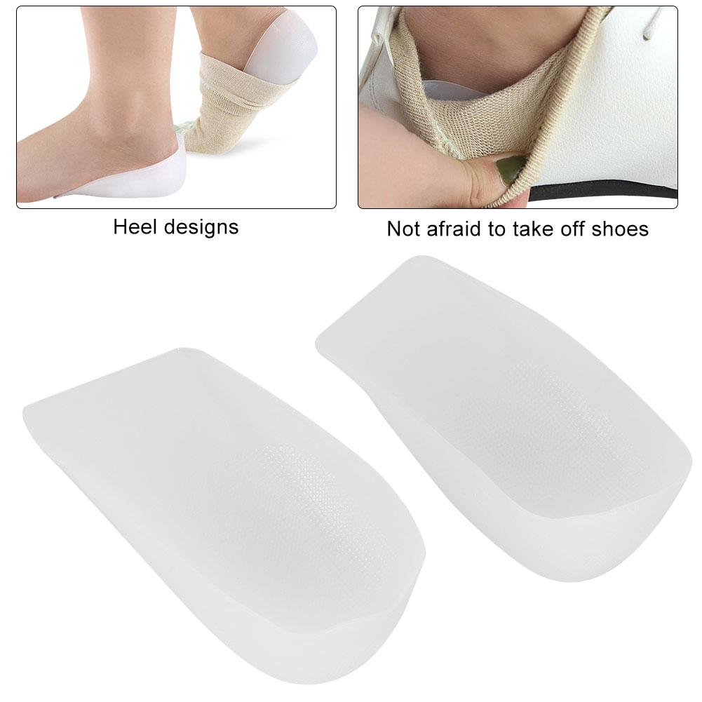 1 Pair Height Increased Insole Heel Socks Shoe Sole Heel Support