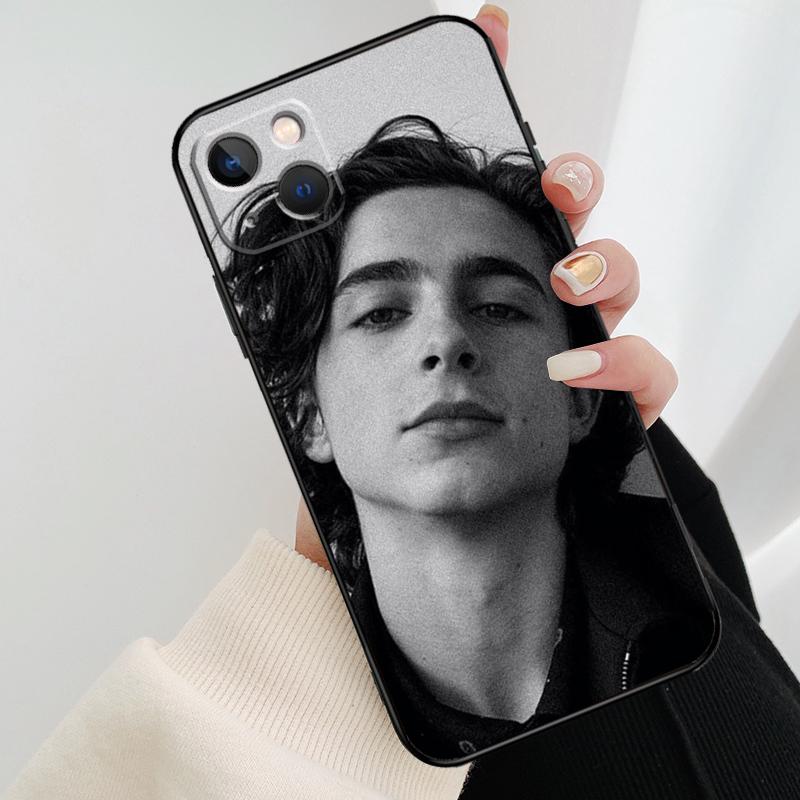 Timothee Chalamet Actor Phone Case For iPhone 17 Pro Max 14 13 12 11 15 16 Pro Max mini 16 15 Plus 16e 17 Air Cover