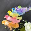 Colorful Simulation Birds Photography Props with Clip Decorative Fake Bird Home Decor Landscape Decoration Birds Model