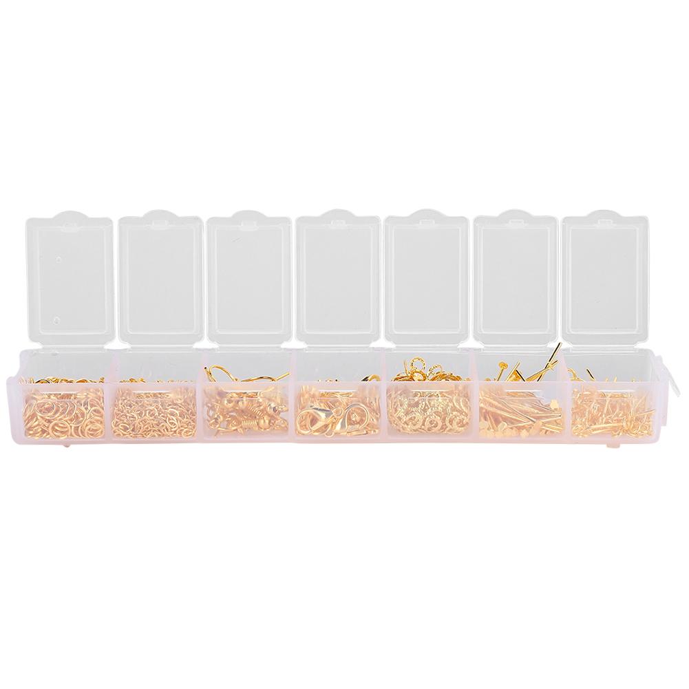 

Earring Hooks Necklace Chain Lobster Clasp Necklace Jewelry DIY Accessory Tool Set