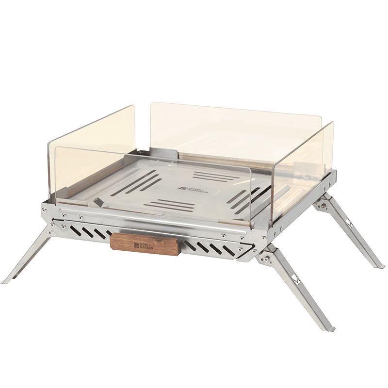 MOBIGARDEN NX22688009 Stainless Steel Camping Fire Pit
