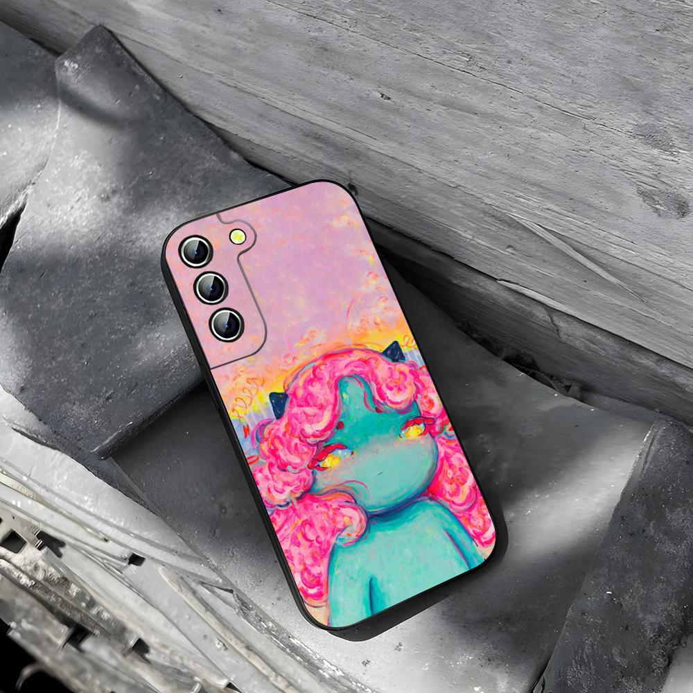 

Phone Case For Samsung Galaxy S24 S25 S26 S22 S23 S25 S21 Ultra Fe Plus A16 A55 A54 A24 A52 Coque Okokume Cosmic Girl Galaxy S24 FE