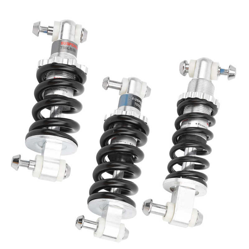 Bike Rear Suspension Damper Spring Bike Shock Struts Coil Spring Shocks Absorber Suspension Damper 150mm Steel