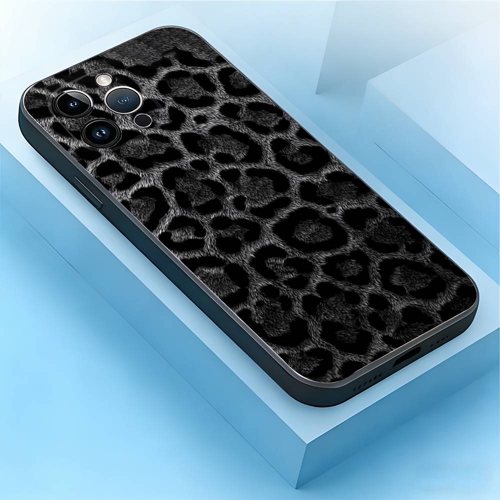 

Pattern Series Phone Case For iPhone 17,16,15,14,13,12,11,Air,XR,Pro,Max,Plus,mini,SE Silicone Black Cover iPhone15