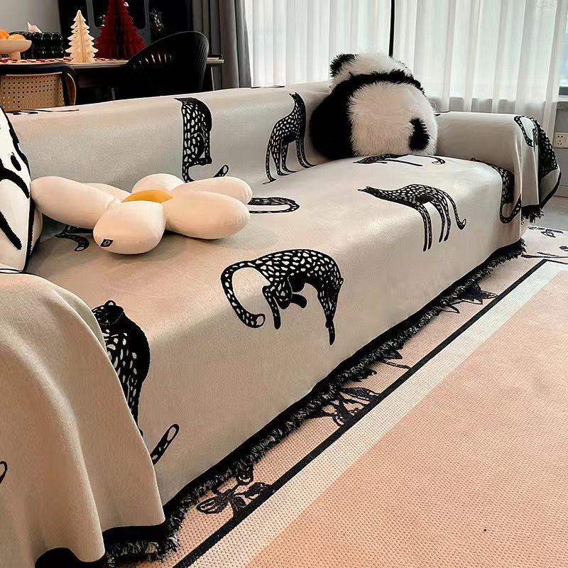 

Современное простое легкое роскошное покрывало для дивана, высококачественная ткань для чехла дивана, подушка для дивана, универсальный диванный плед на четыре сезона 180*130cm