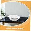 MUSISALY Enamel Footbath, Enamel Wash Basin, Vintage Enamel Basin, Enamel Washstand, Enamel Bowl, Enamel Washbasin, White