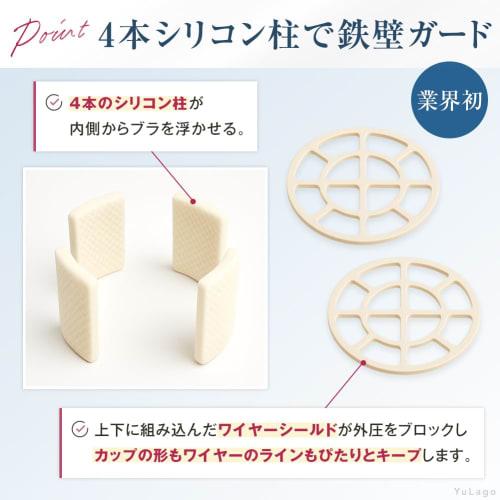 YuLago Bra Washing Net, Shape-Retaining, Drum-Type, Plus Sizes [Blue]