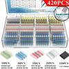 Heat Shrink Wiring Kit Electric Butt Parts Replacement Sets Solder 420Pcs Accessories Attachment Spare Terminal