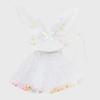Children's Butterfly Colored Ball Wings Tutu Skirt, Angel Wings Three-piece Stage Performance Mesh Skirt