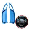 Blue ABS Steering Wheel Shift Paddle Extender (1 Pair) for Peugeot