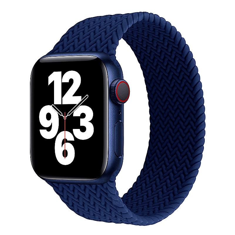 Cinturino a ciclo solo intrecciato per banda Apple Watch 44mm 40mm 38mm  42mm silicone Elastic Bracelet iWatch Apple Watch Series 6 SE 5 4 3 –  acquista a prezzi convenienti sul marketplace Joom