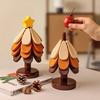 Luxury Christmas Tree Wood Insulated Pot Pad & Coaster Set