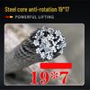 Jun Ding Ying Galvanized 19x7 5mm Hoist Wire Rope