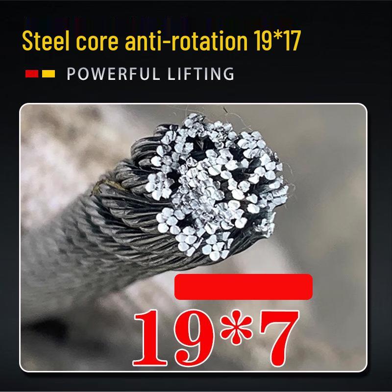 Jun Ding Ying Galvanized 19x7 5mm Hoist Wire Rope