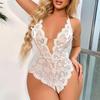 Hot Sexy Sheer Lace Bodysuit Women Sexy Lingerie Fashion Crossover Lace-up Top Erotic Secret Underwear Porn Outfits Sexy Set New