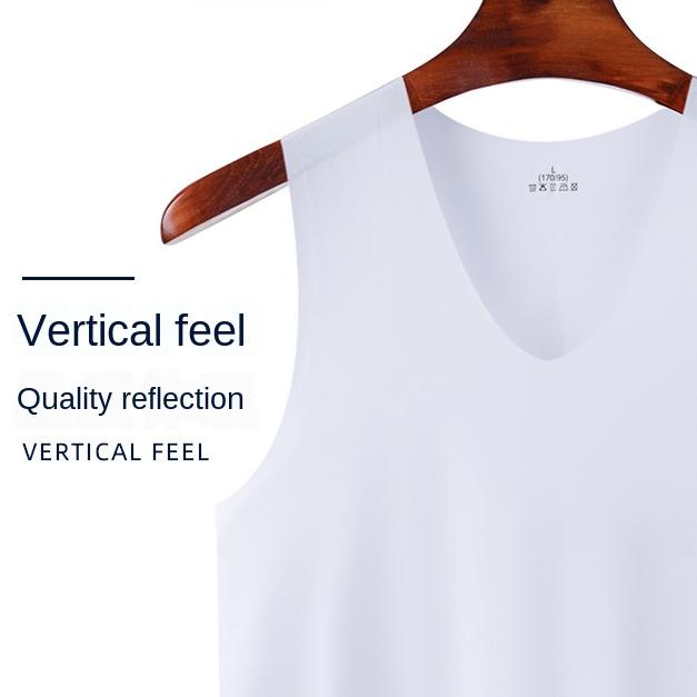 IELGY Atmungsaktive Herren-Weste aus Eisseide für Sport und Fitness