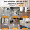 457x457mmPVC Retro Mosaic Floor Sticker-Self-Adhesive Anti-Slip Vinyl Tile for Concrete Floor Renovation Wear-Resistant DIY Home