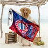 Bayer Munich Soccer Fan Customize Text Beach Towel High Absorbency & Quick-Dry Perfect for Traveling Yoga Camping and Swimming
