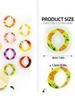 1PC Oval Fruit Drink Flavor Pod Creative 0 Sugar 0 Calorie Flavor Ring For Plastic Water Bottles Sports Water Cups Accessories
