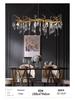 Postmodern Light Luxury Glass Branch Chandelier for Living Room, Bedroom, or Restaurant