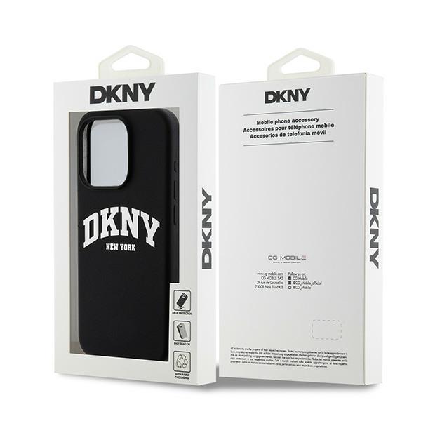 Dkny Dkhmp15Lsnyach Iphone 15 Pro6.1 Czarny/Black Hardcase Liquid Silicone White Printed Logo Magsafe