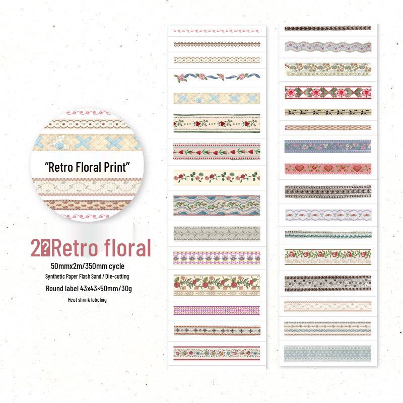 Twilight Glitter Sand Tape: Energetic Color Stripes for DIY Journal Decoration and Versatile Collage