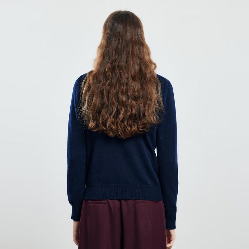 PALUOPO Women's Round Neck Cashmere Cardigan