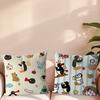 Pingu Cartoon Cute Pillow Case Sofa Living Room Bedroom Headboard Backrest Cushion Square Cushion Nap Time