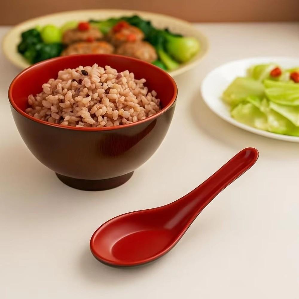 1/5/10pcs Heat-resistant Soup Spoon Drop-resistant Tablespoon Durable Ramen Spoon Kitchen Cutlery