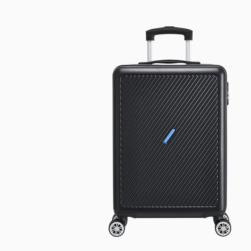 OIWAS OCX6708B Frosted Diagonal Hardside Carry-on Suitcase
