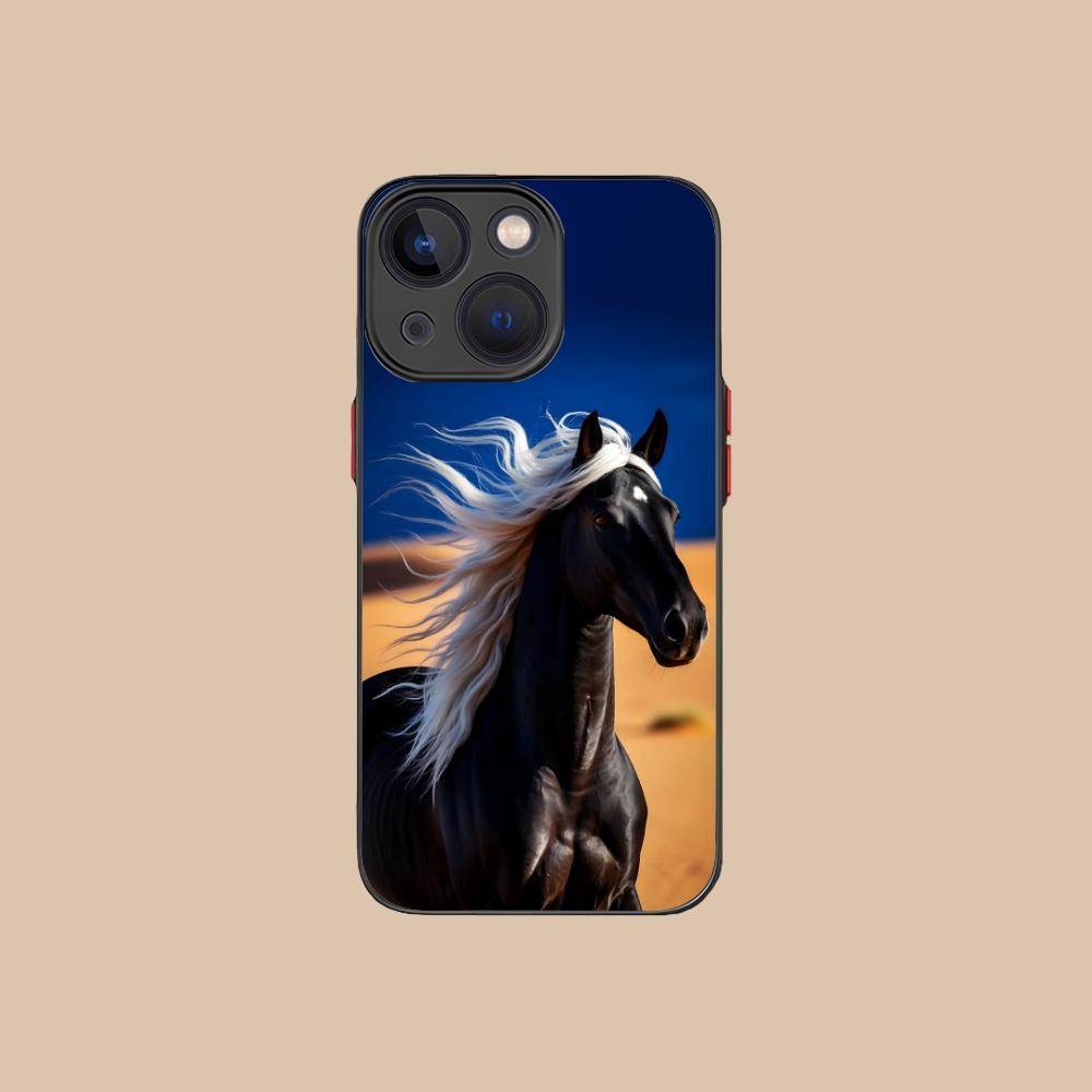 Fashion Horse Mobile Cell Phone Case for iPhone 17 16 15 14 13 12 11 X XR XS 8 7 Air Pro Max Plus Mini Colorful Silicone Cover