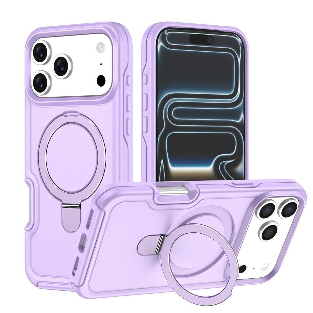 Custodia Protettiva Robusta 2-in-1 con Supporto Magnetico Metallico Per Per Iphone 17 Pro Max 17 Air 16 1 Pro 14 13 Cover