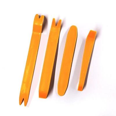 Kit of 4 Plastic Orange Car Interior Trim and Audio Removal Tools