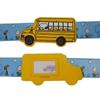 SNOOPY Suitcase Belt secures travel cute large name bus - One-touch, convenient, luggage, essential, character, Snoopy, eye-catching, tag, blue.