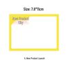 POP Display Stand Price Tag Cards for Bread & Cake