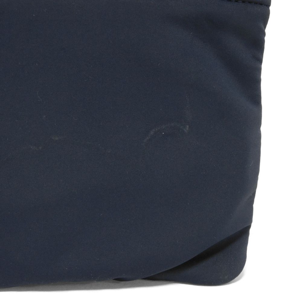 Used 9212 Truth Flat Pouch Neoban PM 7931 Nylon White Logo Blue Marine Unisex from Japan AUTHENTIC