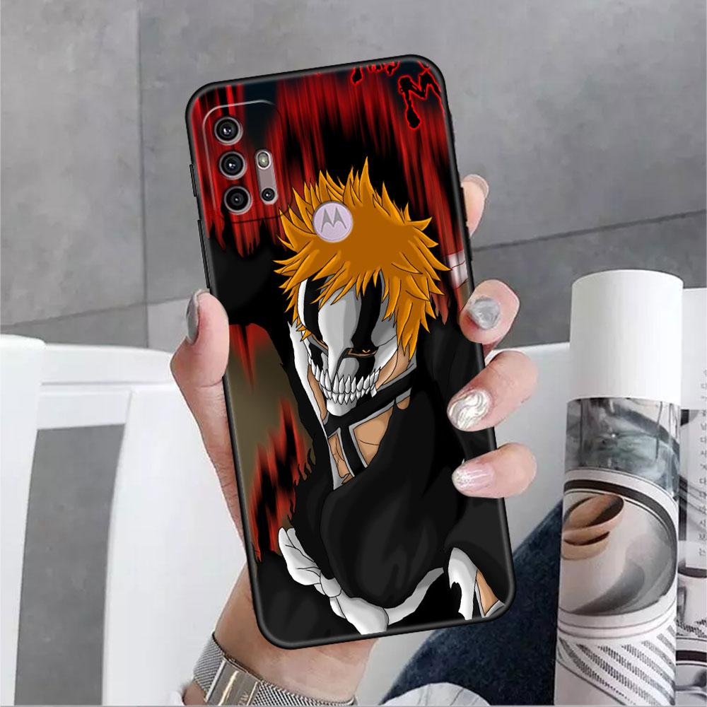 

Чехол для Motorola G60 G30 G22 Edge 20 Lite G31 One Fusion G9 G8 G60s G51 G71 G52 G200 G50 Чехол из ТПУ для телефона Kurosaki Ichigo Bleach Moto Edge 20 Pro