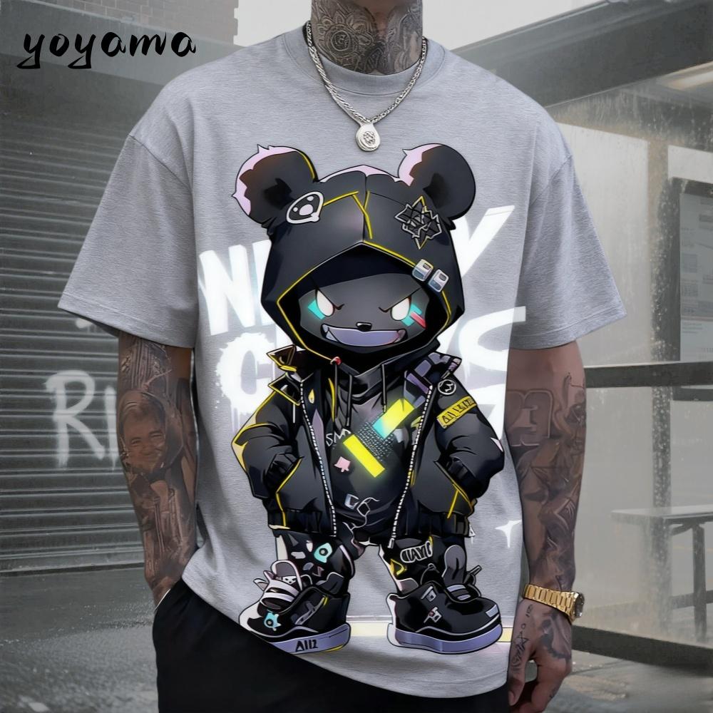MDHAO xin nan zhuang  3D txu Heren T-shirts Hip Hop Beer Patroon 3D Print Herenkleding Zomer Nieuwe Streetwear Oversized Unisex T-shirt Harajuku Herenkleding 6XL