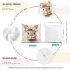 1 Pc Rabbit Pattern Easter Day Pillowcase Home Office Sofa Cushion Cover Living Room Decor Pillow Cover Happy Easter Decor